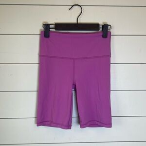 Athleta Vibrant Purple High-Waisted Shorts women’s size XS